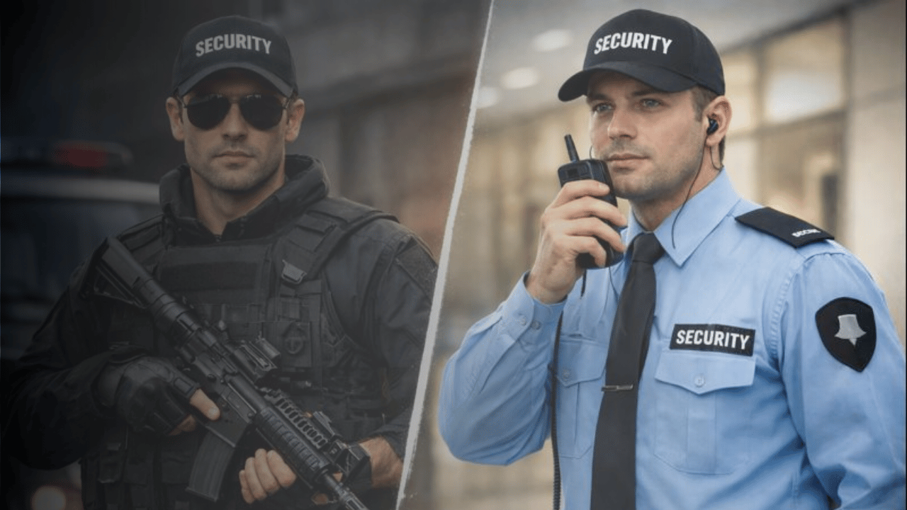 Armed vs Unarmed Security Guards Australia