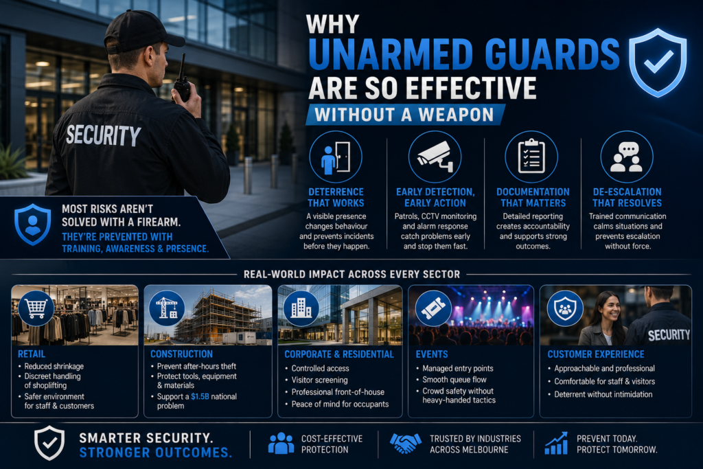 Armed vs Unarmed Security Guards