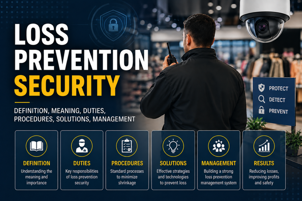 Loss Prevention Security: Definition, Meaning, Duties, Procedures, Solutions, Management