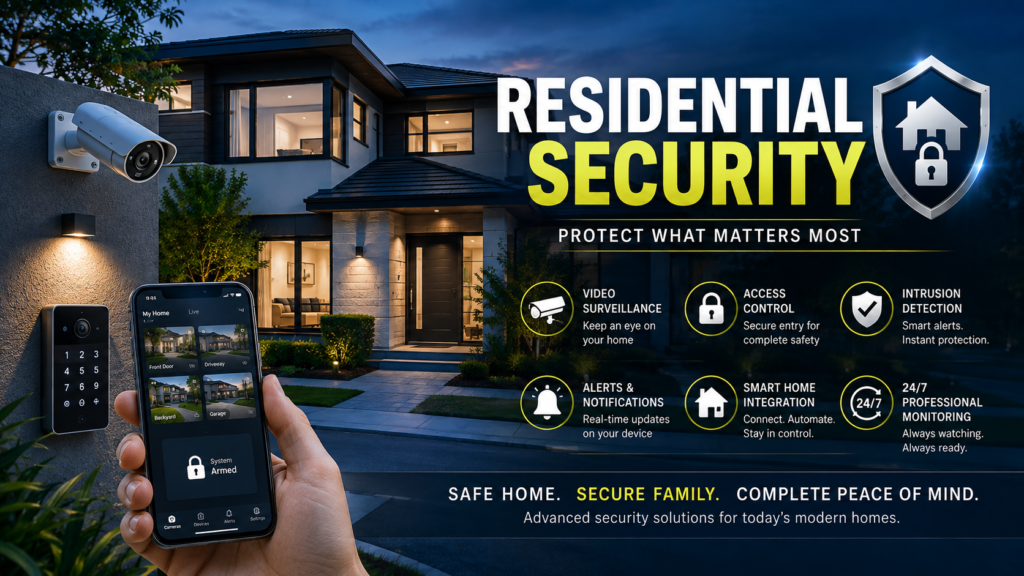 Residential Security: Definition, Meaning, Solutions, Monitoring & Management