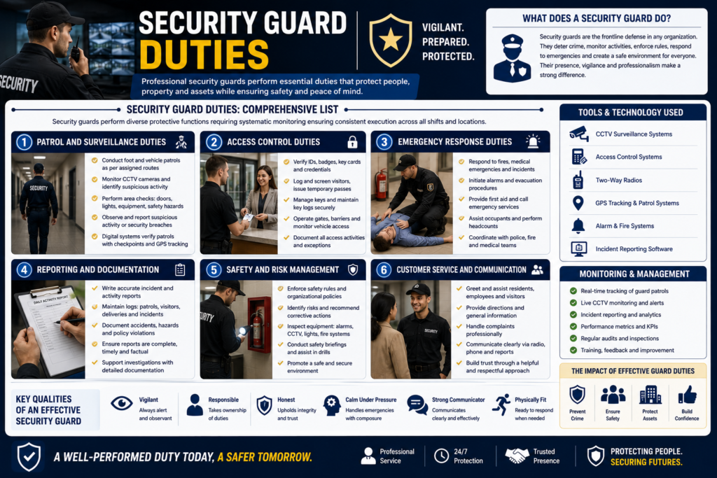 Security Guard Monitoring
