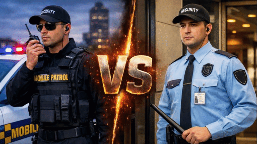 Mobile Patrol vs Static Guard