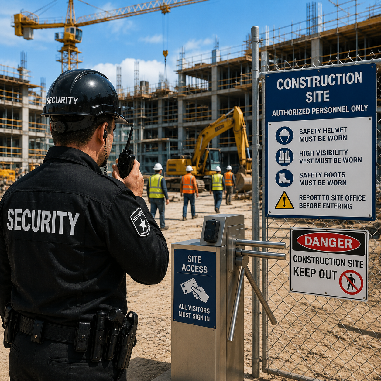 Construction sites