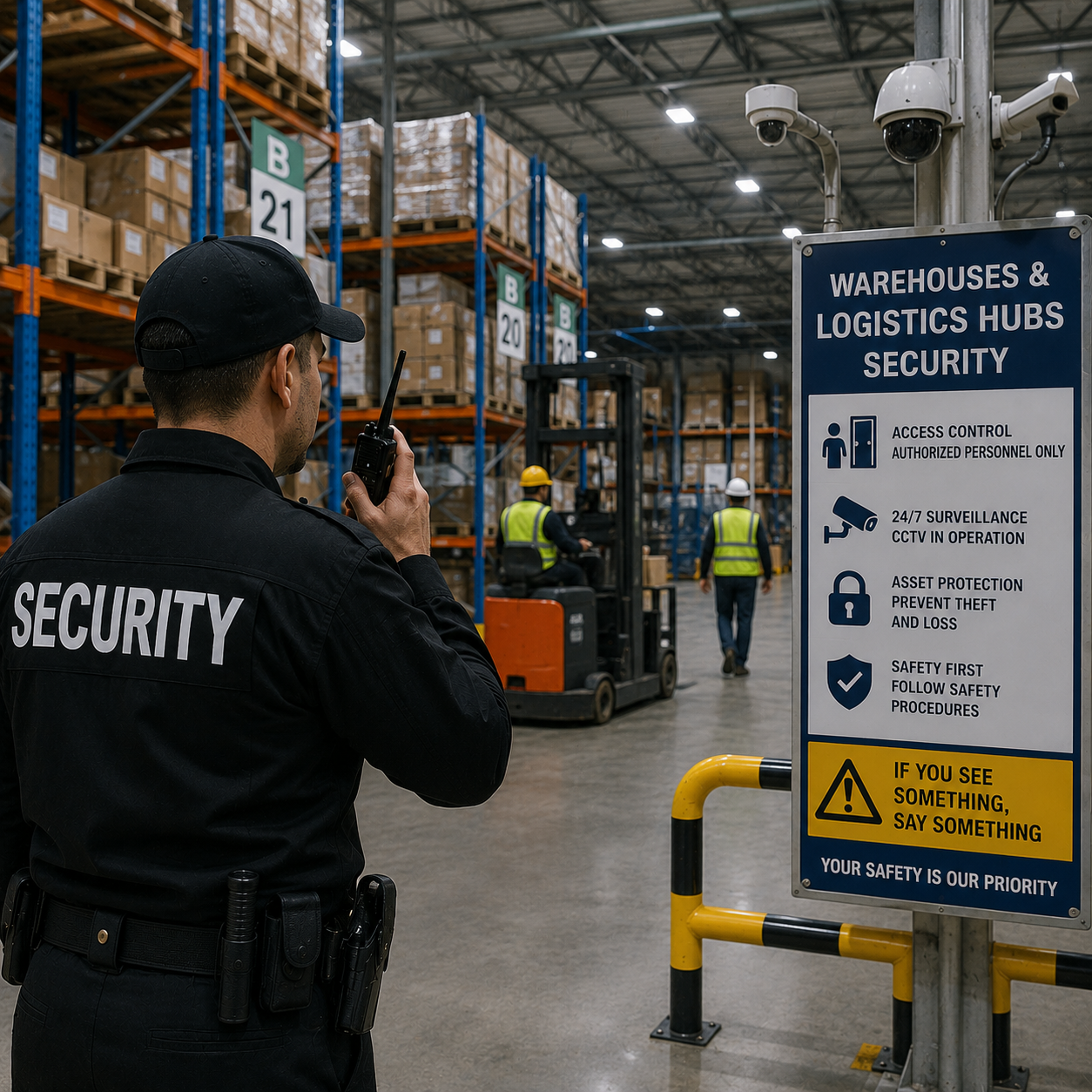 	Warehouses and logistics hubs