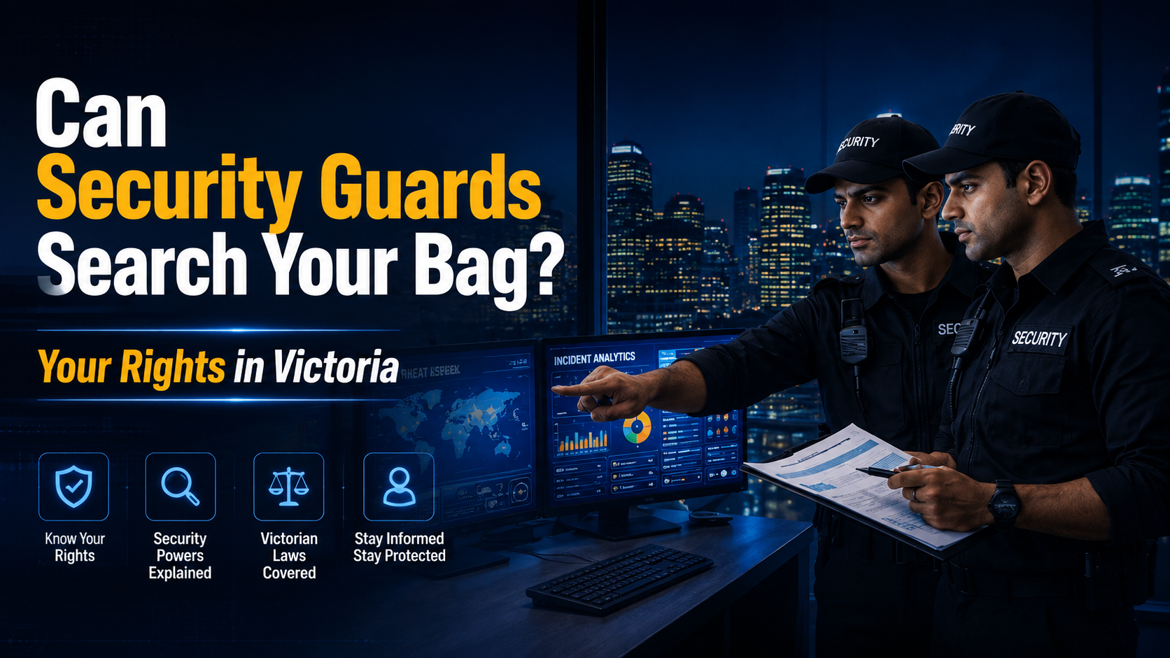 Security Guards Search Your Bag